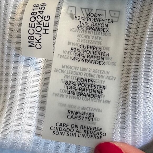 Calvin Klein gray textured knit drape open front jacket - Picture 5 of 9